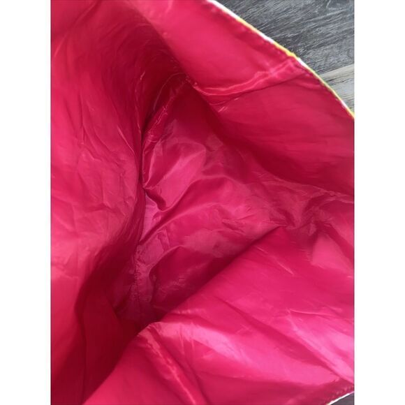 Lilly Pulitzer by Estee Lauder Large Tote Pink Green Handle Yellow Blue - Picture 6 of 6